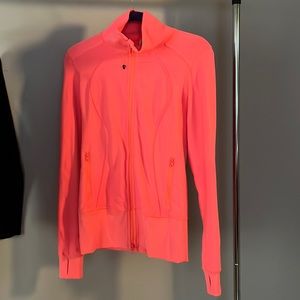 🍋 neon pink/ orange lululemon jacket